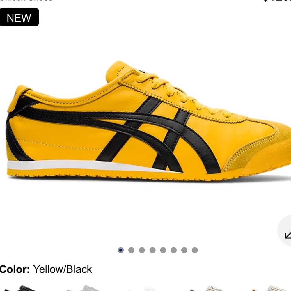 Onitsuka Tiger Mexico 66 Sneakers Yellow/Black Size Womens 8